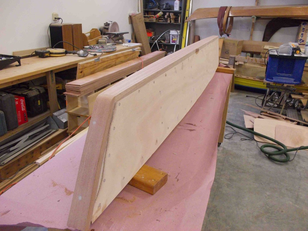 keel ready for final shaping