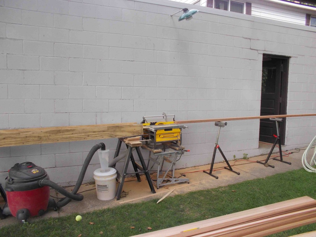 table saw layout